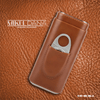 Leather & Stainless Steel Cigar Case & Cutter