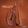 Genuine Leather Sling Back Pack