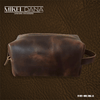 Genuine Leather Toiletry Travel Bag