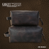 Genuine Leather Toiletry Travel Bag