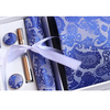 Mikel Dana Paisley Jacquard Tie & Pocket Square Set