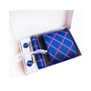 Mikel Dana Signature Plaid Tie & Pocket Square Set