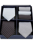 Mikel Dana Signature 3 Jacquard Tie & Pocket Square Set