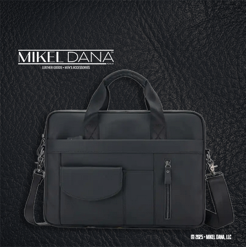 Mikel Dana Executive Genuine Leather Briefcase