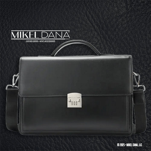 Mikel Dana Vegan Leather Briefcase