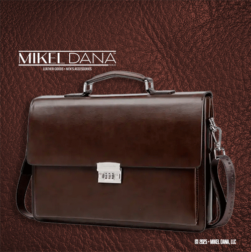Mikel Dana Vegan Leather Briefcase
