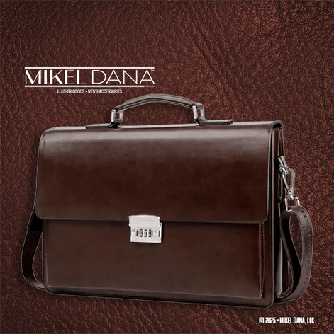 Mikel Dana Vegan Leather Briefcase