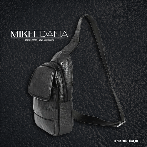 Genuine Leather Sling Back Pack