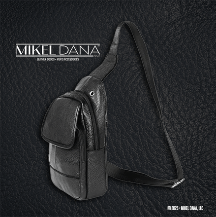 Genuine Leather Sling Back Pack