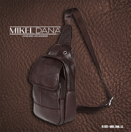 Genuine Leather Sling Back Pack