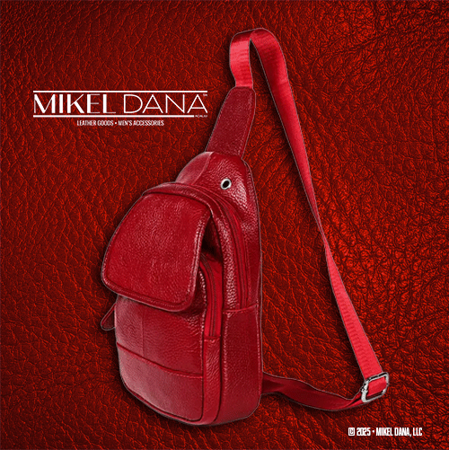 Genuine Leather Sling Back Pack