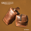 Genuine Leather Toiletry Travel Bag