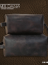 Genuine Leather Toiletry Travel Bag