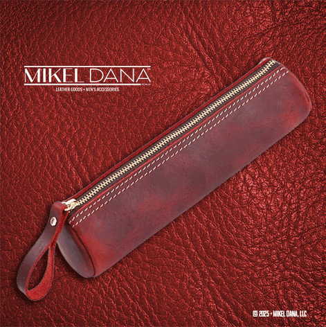 Retro Genuine Leather Accessory Case