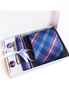 Mikel Dana Signature Plaid Tie & Pocket Square Set