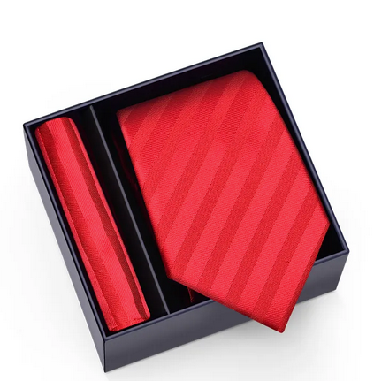 Mikel Dana Signature Jacquard Tie & Pocket Square Set