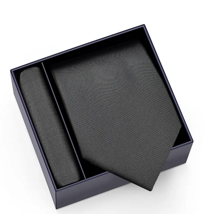 Mikel Dana Signature Jacquard Tie & Pocket Square Set