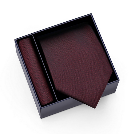 Mikel Dana Signature Jacquard Tie & Pocket Square Set