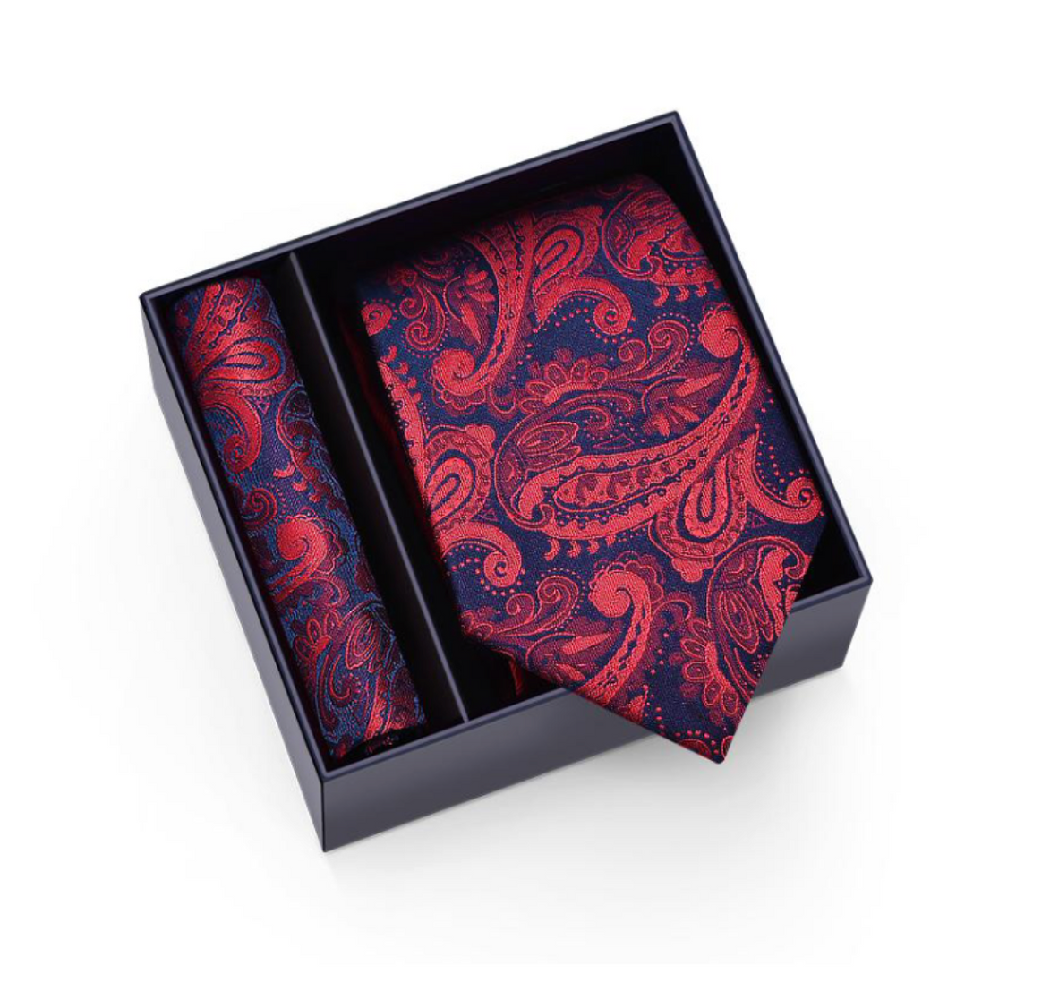 Mikel Dana Signature Jacquard Tie & Pocket Square Set