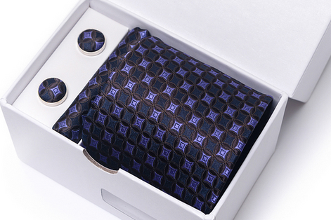 Mikel Dana Executive II Tie & Pocket Square Set
