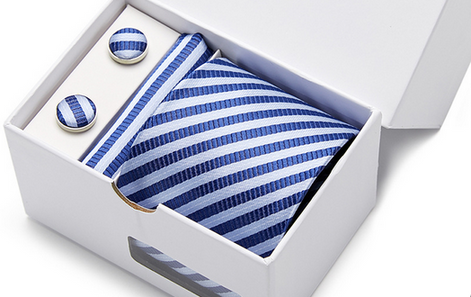 Mikel Dana Executive II Tie & Pocket Square Set