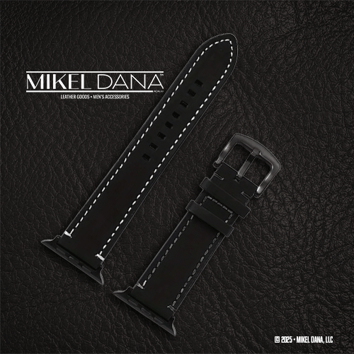 Italian Leather Retro Apple Watch Band