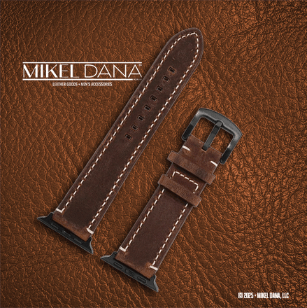 Italian Leather Retro Apple Watch Band