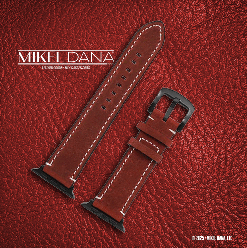 Italian Leather Retro Apple Watch Band