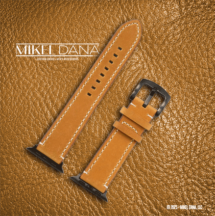 Italian Leather Retro Apple Watch Band
